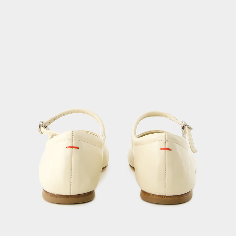 Uma Ballerinas - Aeyde - Leather - Beige