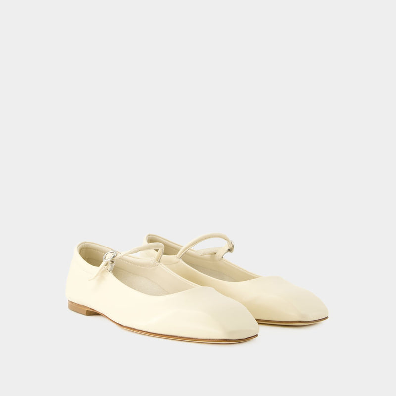 Uma Ballerinas - Aeyde - Leather - Beige