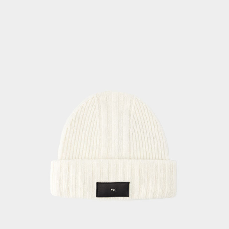 Beanie - Y-3 - Wool - Beige