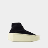 Renga Hi Sneakers - Y-3 - Leather - Black/White