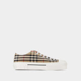 Lf Tnr Jack L Low Sneakers - Burberry - Beige - Cotton