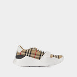 Lf Tnr New Regis L Chk Sneakers - Burberry - Multi - Cotton