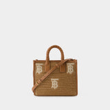 Sac Tote Freya - Burberry - Toile - Marron