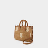 Sac Tote Freya - Burberry - Toile - Marron