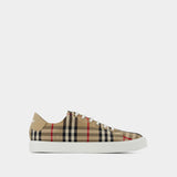 Lf Tnr Newalbridge Lchk Sneakers - Burberry - Beige - Cotton