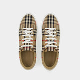 Lf Tnr Newalbridge Lchk Sneakers - Burberry - Beige - Cotton