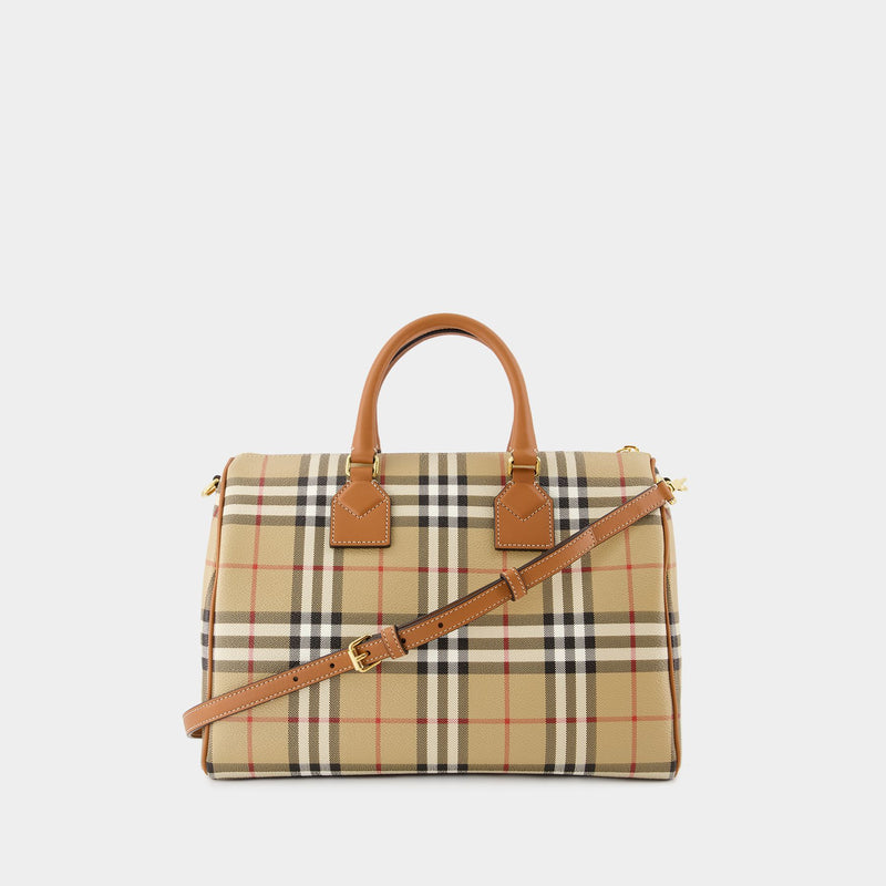 Bowling Bag - Burberry - Leather - Beige