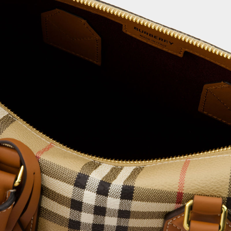 Bowling Bag - Burberry - Leather - Beige