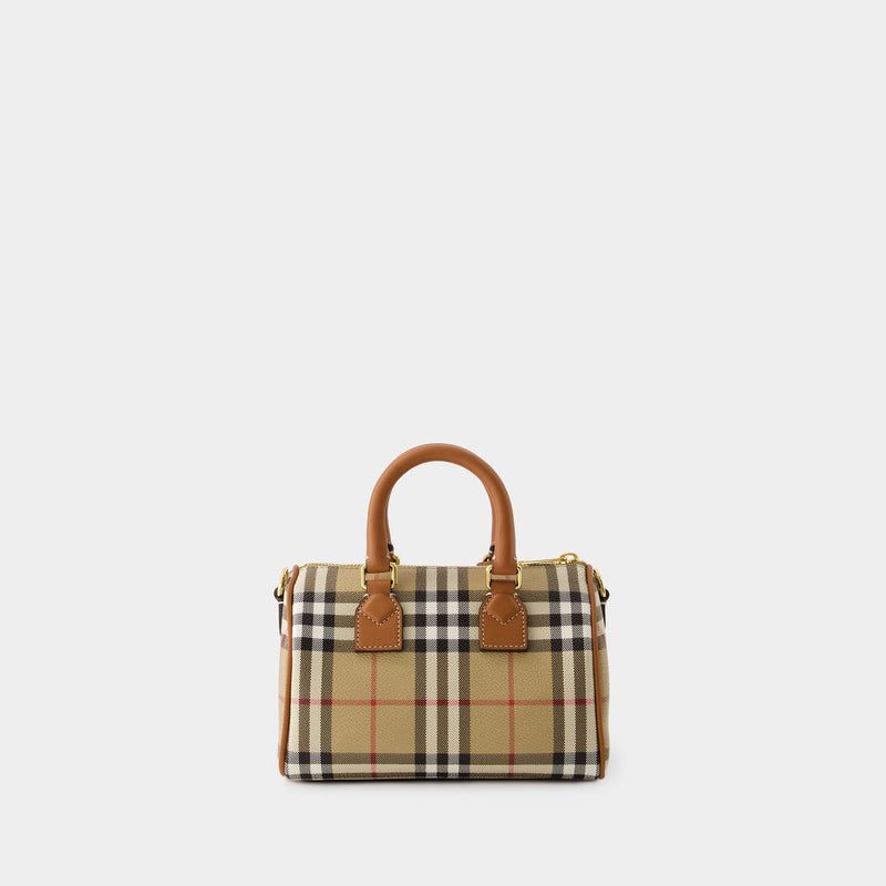 Bowling Bag - Burberry - Leather - Beige