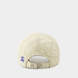 Quilted Cap - Burberry - Nylon - Beige