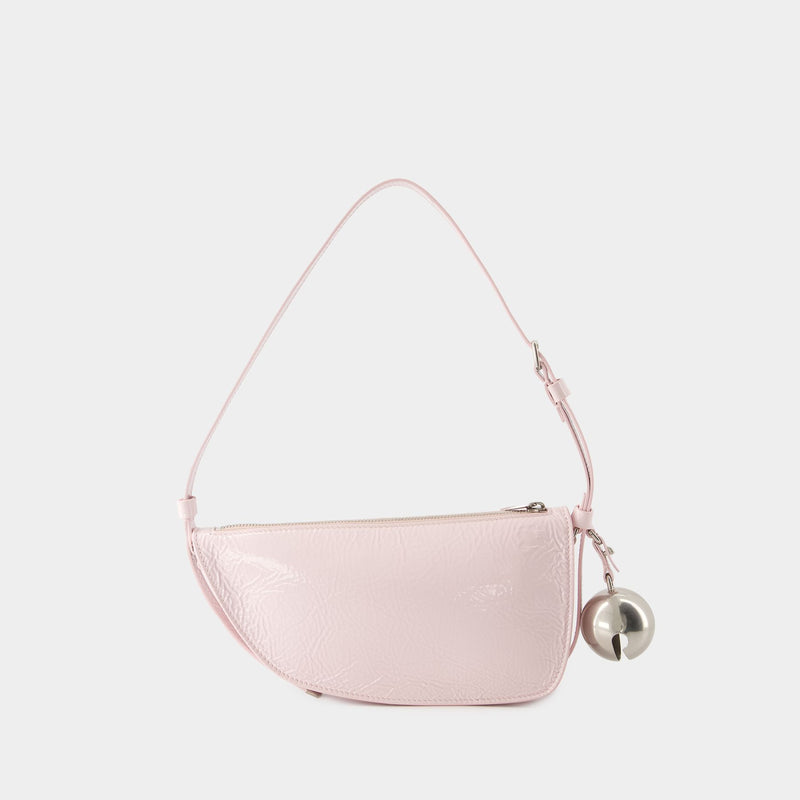 Shield Sling Mini Wallet On Chain - Burberry - Leather - Pink