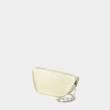 Micro Sling Shield Crossbody - Burberry - Leather - Beige