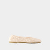 Sadler Ballerinas - Burberry - Leather - Baby Neon