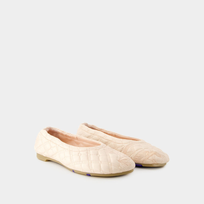 Sadler Ballerinas - Burberry - Leather - Baby Neon