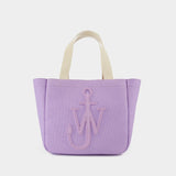 Cabas Tote Bag - J.W. Anderson -  Lilac - Cotton