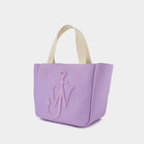 Cabas Tote Bag - J.W. Anderson -  Lilac - Cotton