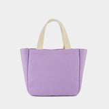 Cabas Tote Bag - J.W. Anderson -  Lilac - Cotton