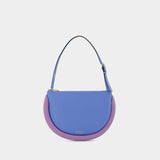 Bumper-Moon Hobo Bag - J.W. Anderson -  Blue/Lilac - Leather