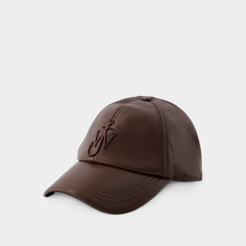 Baseball Cap - J.W.Anderson - Leather - Brown