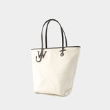 Anchor Tall Tote Bag - J.W. Anderson - Canvas - Ivory/Black