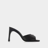 Logo Mules - Coperni - Black - Leather