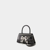 Mini Bow Bag - Self Portrait - Leather - Black