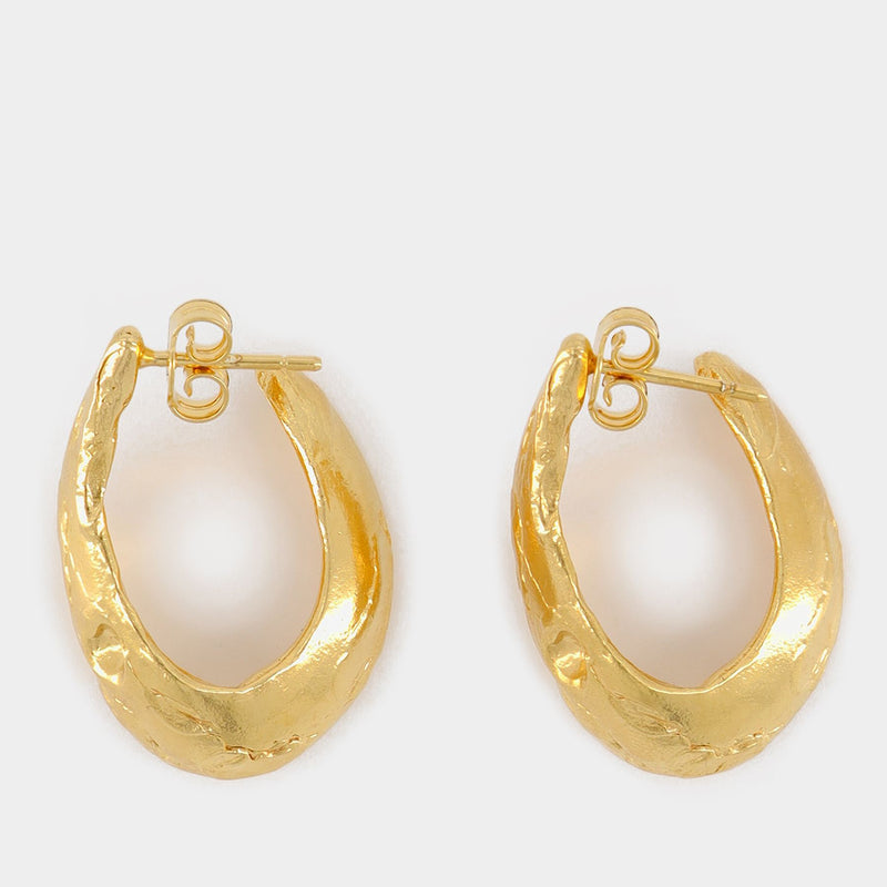 The Surreal Hoop Earrings in Gold