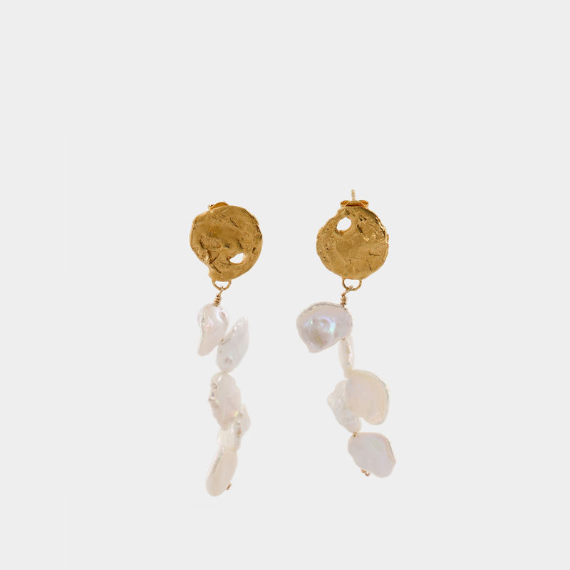 La Jetée Earrings in Gold