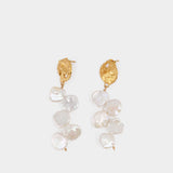 La Jetée Earrings in Gold