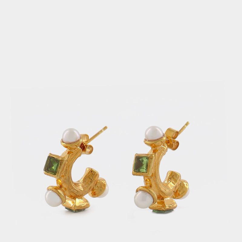 The Traveller
s Path Earrings in Gold