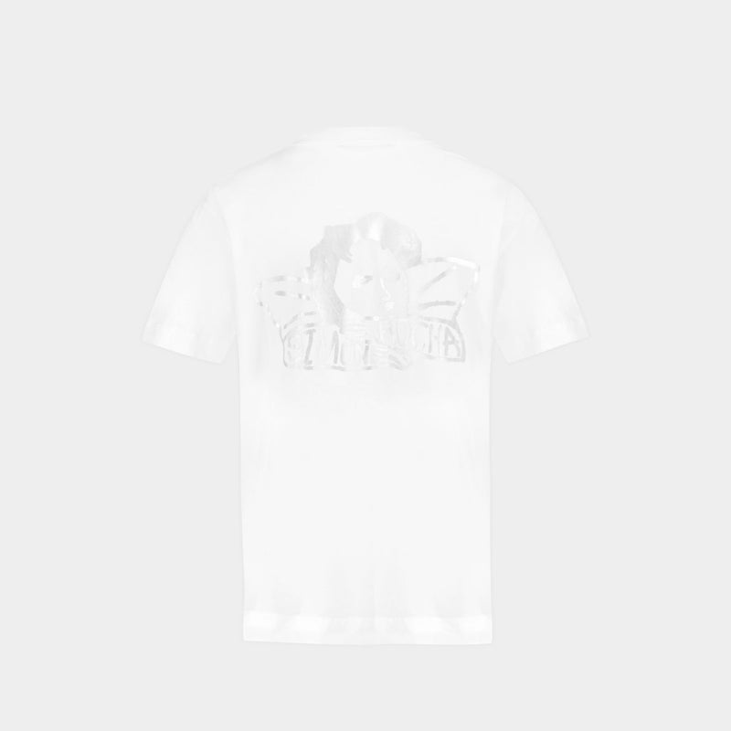 Angel Graphic Project T-Shirt - Simone Rocha - Cotton - White/Silver