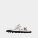 Aj844 Sandals - Toga Pulla - Black/White - Leather