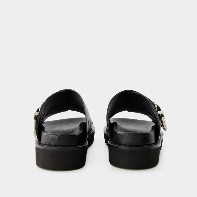 Aj1304 Sandals - Toga Pulla - Leather - Black