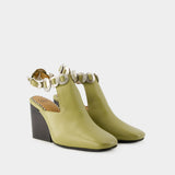 Aj1308 Boots - Toga Pulla - Leather - Green