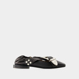 Aj928 Sandals - Toga Pulla - Leather - Black