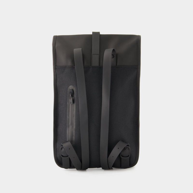 Mini Backpack - Rains - Synthetic - Black