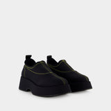 Retro Flatform Loafers - Ganni - Synthetic - Black