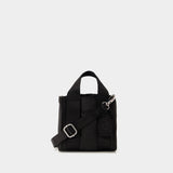 Mini Recycled Tech Shopper Bag - Ganni - Synthetic - Black