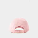 Logo Cap - Ganni - Cotton - Sweet Lilac