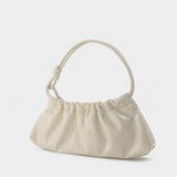 Valerie Bag in Cream Patent Vegan Leather