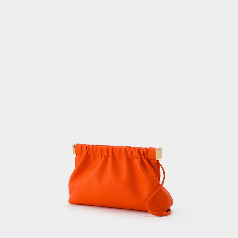 The Bar Mini Should Bag in Orange Vegan Leather