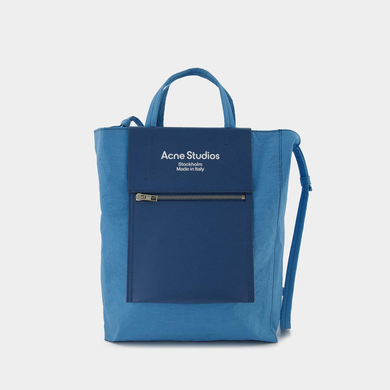 Tote Bag - Acne Studios -  Blue Poudré/Blue - Leather