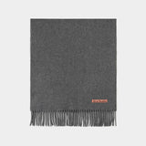 Canada Scarf in Grey Wool