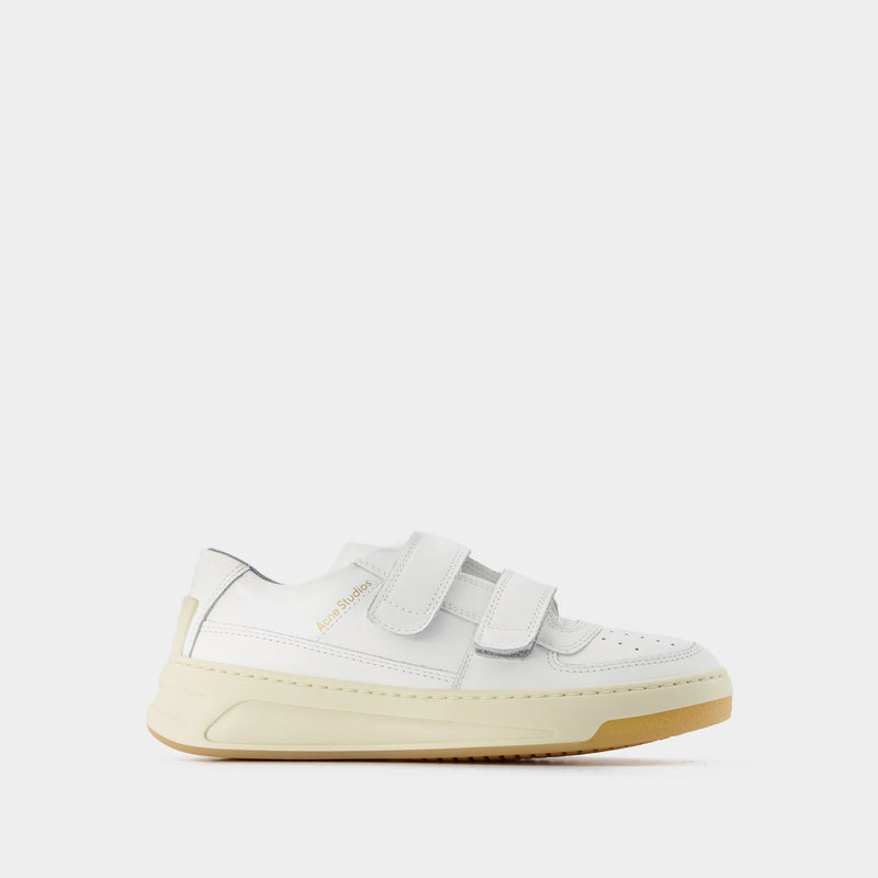 Steffey Friend Sneakers - Acne Studios - White - Leather