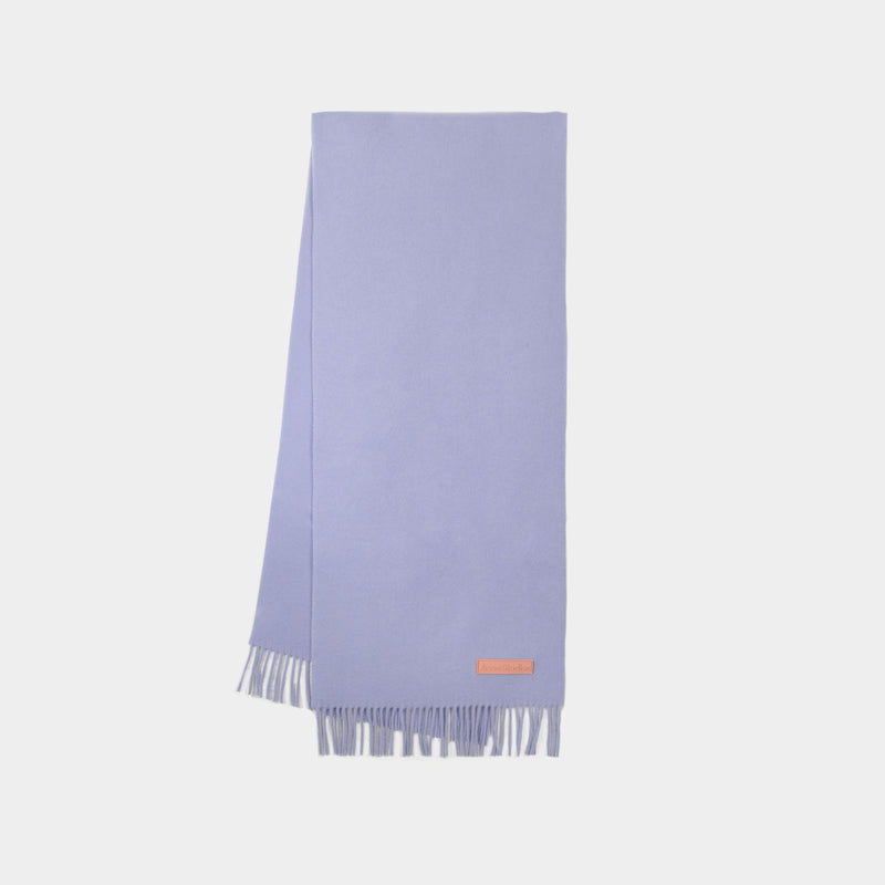 Scarf - Acne Studios - Lilac Purple - Wool