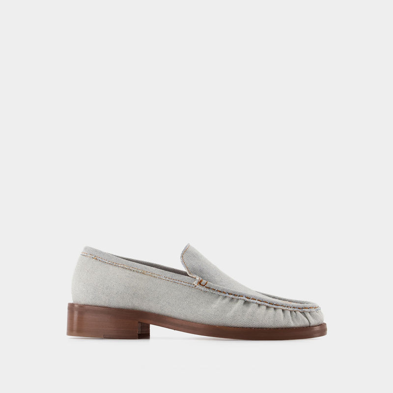 Loafers - Acne Studios - Faded Blue  - Leather