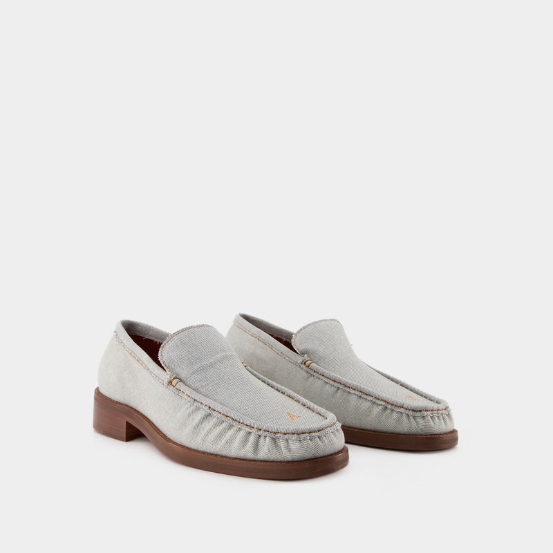 Loafers - Acne Studios - Faded Blue  - Leather