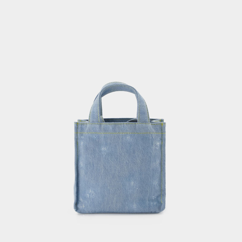 Logo Mini Tote Bag - Acne Studios - Blue  - Denim