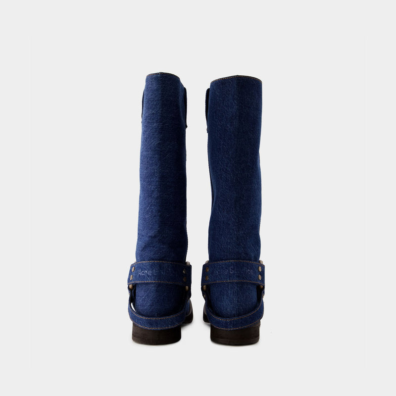 Balius Boots - Acne Studios - Canvas - Blue