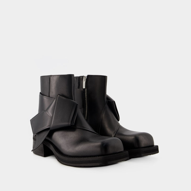 Musubi W Boots - Acne Studios - Leather - Black